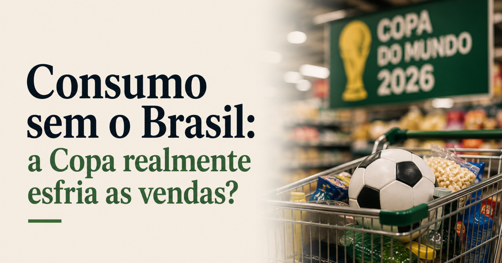 Consumo sem o Brasil: a Copa realmente esfria as vendas?
