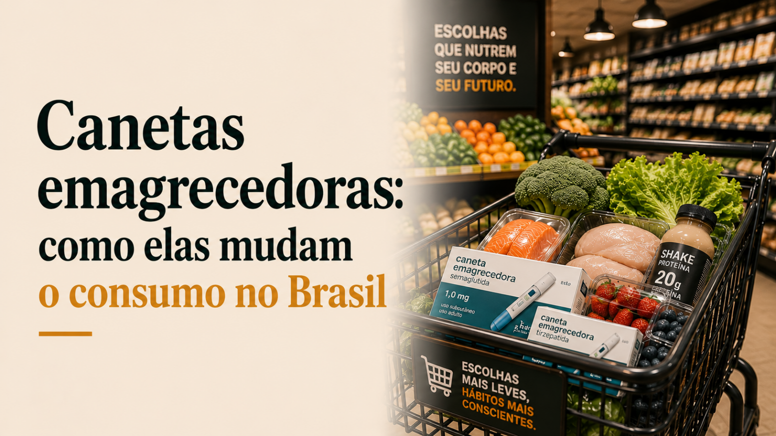 Canetas emagrecedoras: como elas estão mudando o consumo no Brasil