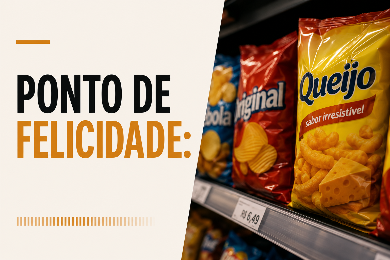 Ponto de felicidade: a fórmula por trás do salgadinho que você não consegue parar de comer