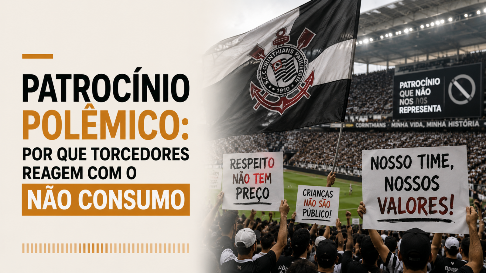 Patrocínio polêmico: por que torcedores reagem com o não consumo