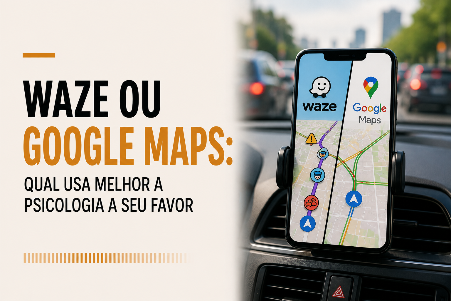 Waze ou Google Maps: qual usa melhor a psicologia a seu favor